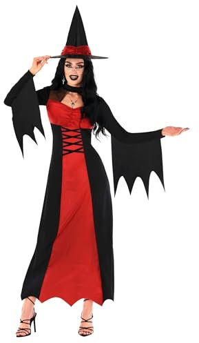 Morph Déguisement Sorciere Femme, Deguisement Sorciere Femme Halloween, Déguisement Sorcière Adulte, Deguisement Halloween Adulte, M