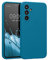 kwmobile Housse Compatible avec Samsung Galaxy A54 5G Coque - Housse de téléphone Protection Souple en TPU Silicone - Bleu récif
