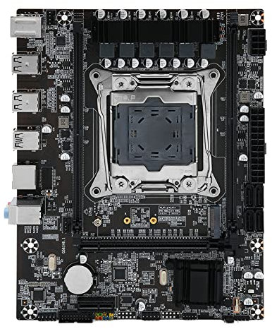 DDR4 Mainboard, H81 für LGA 2011 CPU Motherboard 8Pin/24Pin Power Gaming Motherboard, Gigabit Netzwerkkarte, ALC 662 HD Audio