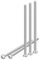 DTGN M3x60mm Viti a Testa Cilindrica, 30pz in Acciaio Inossidabile 304, Attacco Phillips, Filettatura Metrica Grossa, Finitura Lucida, Kit di Viti Bulloni