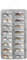 QWORK® Brillen organizer, hängende aufbewahrungstasche für brillen, brillenaufbewahrung, 16 fächer