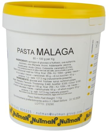 DUE ESSE S.N.C. DI SABATINI ALDO KG 1 PASTA MALAGA PREPARATO SEMILAVORATO PER GELATERIA E PASTICCERIA