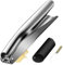 Bxgnip Garlic Press Heavy Duty Stainless Steel Easy Cleaning Garlic Mincer Garlic Crusher Garlic Chopper with Peeler And Scraper for Smash Garlic