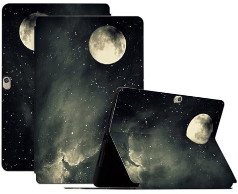 Générique DayQiQiPu Étui pour Huawei MediaPad M2 (10,0 Pouces, Modèle: M2-A01W/M2-A01L) Cuir PU Star River série Motif Ultra-Mince Stand de Flip Housse Cas pour Tablette Veille/Réveil Auto,03