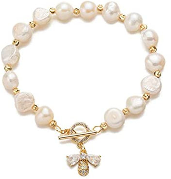 Futuristische Armbanduhr Mode-Charme-exquisiter handgemachter Schmuck-Damen-Mädchen-Mutter-Armband Edelstein Armband (gold, One Size)