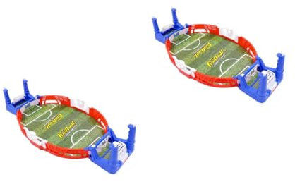 BESPORTBLE 2 Sets Tischfußball Gadgets Süßes Trainingspokal Fußballbrettspiel Kleines Bücherregal Spielbrett Zubehör Radio Tischsportspiel Aus Kunststoff