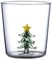MISUVRSE 3D Drinking Glass Cup with Christmas Tree Figurine Inside Stemless Glass for Wine Water Milk Goblet-Drinking Glass Cup