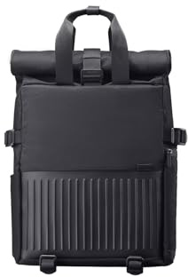 ASUS ProArt PP4600 16 Creative Backpack - Water Repellent Polyester, Expandable Modularity, Quick Pockets, Chest Strap, Accessory Compartments, Pro Compact Design, Black