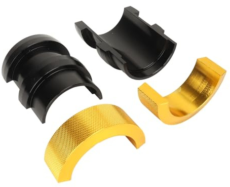 MotorMinds 4 Teiliges Motorrad Gabel Dichtung Eintreiber Werkzeug, Gabelsimmerring zum Einbau und Ausbau von Gabel-Dichtungen für 49 bis 50 mm Motorradgabelbeine