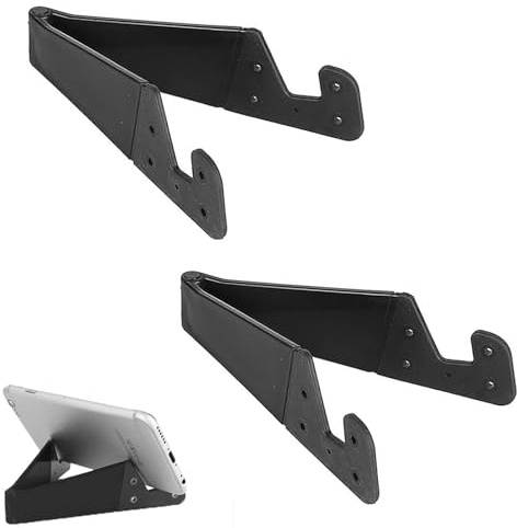 lvvhuan 2 Stück Handy Ständer, Handyhalter Tisch, Handy Aufsteller, Universal Transportabel Ständer, für Smartphones, Tablet Halterung, Idealer Handyhalter Tisch, Schreibtisch