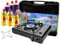 Portable Camping Réchaud 2,3 kW Réchaud à gaz avec 8 x Cartouches Gaz + Phönix PH K01 Cuisinière à gaz Croix 12 x 12 cm + Coffret