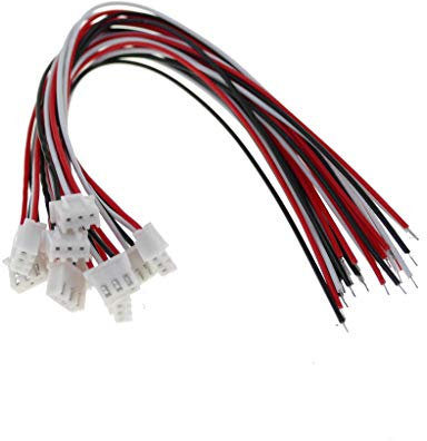 10 Stück 3 Pol. XH Kupplung Kabel 2S Lipo Balancerkabel Buchsen Stecker