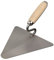 DEWEPRO® Berliner Maurerkelle - Dreieckskelle mit S-Hals - 220x215mm - Stahlblatt, Holzgriff