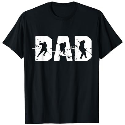 Eishockey Dad Shirt Hockeyspieler Eishockeyspieler Geschenk T-Shirt