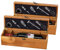 Carlo Milano Wein-Flaschenbox: 2er Set 6-teilig. Sommelier-Set in edler Geschenkbox für 1 Weinflasche (Wein-Flaschenverpackungen, Wein-Geschenkverpackung, Geschenkpapier)