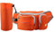 Futterbeutel für Hunde, Pet Treat Training Pouch Hundetraining Treat Taschen Tragbare Dog Snack Tasche Hund Leckerli Beutel Mehrfachtaschen für Tragende Wasserbecher Hunde Snack und Spielzeug(Orange)