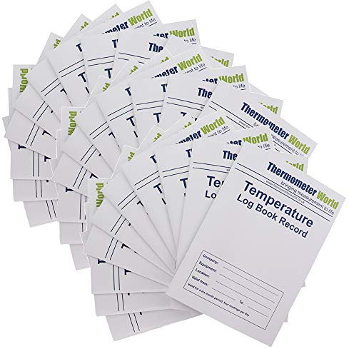 30 registros de temperatura para nevera, 6 meses, monitor de refrigerador, congelador, cocina, horno, temperatura, seguridad alimentaria e higiene