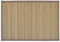 yorten 6er-Set Platzsets Bambus-Platzdeckchen rutschfest für küche Speisetisch Braun 30 x 45 cm (B x L)