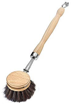 Peggy Perfect Spülbürste Holz Rosshaar Ø4,2cm, 5er Pack