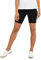 Celodoro Damen Kurzleggings (1 Stück) Stretch-Jersey Radlerhose aus Baumwolle - Schwarz XL