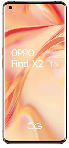 OPPO Find X2 PRO 5G – Smartphone de 6.7 (OLED, 12GB/512GB, Octa-core, cámara trasera 48MP+48MP+13MP, cámara frontal 32MP, 4.260 mAh, Android 10, Snapdragon 865) Naranja (Reacondicionado)