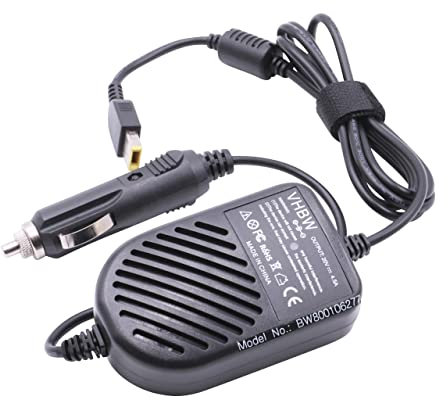 vhbw In-Car Charger replacement for Lenovo ADLX45NLC3, ADLX45NLC3A for Laptop, Notebook - Portable Charger 12V, 90W