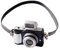 Perfeclan 1:12 Miniatur Digital Kamera mit Lanyard SLR Simulation Kamera Modell für Puppenhaus Dekoration 1/6 BJD Puppen Kleidung Zubehör - Stil 1