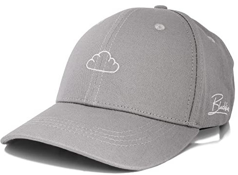 Blackskies® Iuno Classic Baseball Cap | Unisex Strapback Mütze Kappe Herren Damen Basecap Curved Polo Hat - Grau