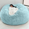 conpoir Startseite Schwamm Bett Sitzsack Stuhlbezug Schonbezug Doppelschlafzimmer Balkon Große Couch Runder weicher Flauschiger Bezug Keine Füllungen Nur Bezug