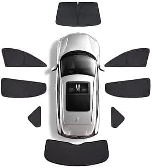 Auto Sonnenschutz für BMW X3 F25 2011-2017, Front Heck And Seitenscheibe UV Schutz Auto Intern Komplett Schwarz