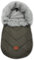 Bellochi Fußsack Kinderwagen Winter Universal Fußsack Buggy Winter - Kuschelig Warme Wintersack Kinderwagen mit Reißverschluss und Pelz (X - Khaki)
