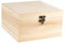 Alsino Holzbox Holzkiste mit Deckel Holztruhe Aufbewahrungsbox Vintage Aufbewahrung Truhe Kiste - mit Scharnier Verschluss, Größe: 19 cm x 19 cm x 11 cm