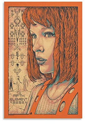 yydds Film Das fünfte Element Leinwand Poster Wandkunst Druck Ästhetische Raumdekoration Malerei Poster Home Office Dekoration 30 x 45 cm