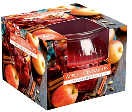 Scandinavian Home - Duftkerze im Glas Sweet Break | Parfümierte Kerzen | Candle (Apfel Zimt, 1)