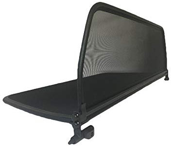 PureWind Windschott kompatibel mit Opel Astra G Baujahr 1998-2005 (Schwarz) – Windschott Universal mit Schnellverschluss ohne Tasche