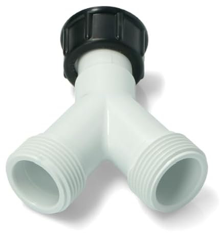 BSSTORE Raccordo A 3 Vie Per Tubo Di Carico Per Lavatrice E Lavastoviglie Universale Made In Italy
