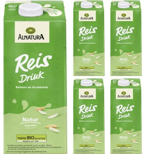 Alnatura Reis Drink ungesüßt 1000 milliliter x 5 Stück