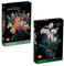 Lego - Set di 2 fiori 10280 & 10311 orchidea, decorazione per la casa, collezione botanica, icone, idea regalo unica per la festa della mamma