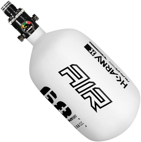 HK Army HPA Paintball Tank – Leichter Alpha Air Kohlefaser-Drucklufttank – 68 ci/4500 psi Blizzard