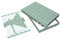 Papeteria - Design Briefkarten Set inkl. Briefbox „Aquinta“ 20 Bögen Briefpapier DIN A5, 16x DIN C6 Brief-Kuverts & edler Kugelschreiber - Schönes Muster ideal als Geschenkset mit Dekorpapier