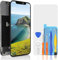 bokman für iPhone 12 Pro Max Display(6,7 Zoll), Ersatz LCD Bildschirm Schwarz mit Reparaturwerkzeug-Kits
