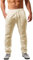NEMXCE Leinenhose Herren Lang Leichte Sommerhose Herren Loose Fit Freizeithose mit Taschen Kordelzug für Urlaub Strand Yoga Alltag