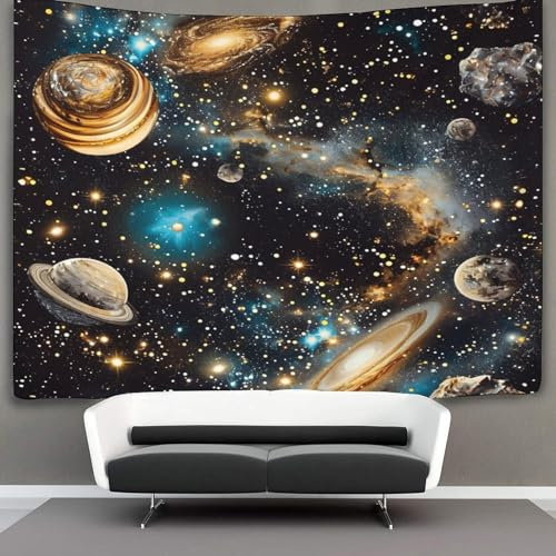 DCABEIOOE 3D Druck Galaxy Wandteppiche Poster Ornament Wandbehang Wandteppich Wanddeko Wandbehang Für Jungen Mädchen Raumdekoration Tapisserie 180cmx230cm