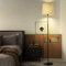 Clevich Stehlampe Wohnzimmer, Stehleuchte E27 Fassung Max. 60W, 170cm Standleuchte mit Leinen-Lampenschirm für Wohnzimmer, Schlafzimmer, Büro, Hotel, ohne Leuchtmittel (MTS-001-Beige)