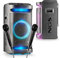 Pickering Enceinte Active 900W sur Batterie de Sonorisation NGS WILDSPACE1, 2 MICROS, Bluetooth, USB/AUX, Lumière LED, TWS, avec WOOFER 10