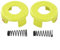 RAC118 RLT3525S Bobine de rechange pour débroussailleuse 2 couvercles et 2 ressorts