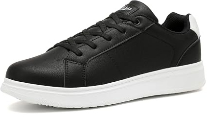 ANALEAF Herrenschuhe Sneaker Freizeitschuhe Bequeme Schuhe, Schwarz, EU 44