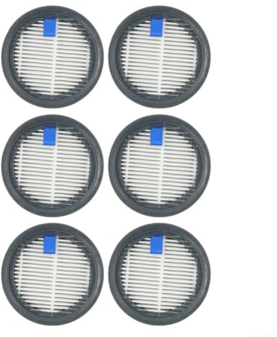 MeevrgR Waschbares Filter-Set, HEPA-Schaum-Ersatzfilter für EDEKA UVC-126735 Staubsauger, Staubbehälterfilter und Schaumstofffilter für effiziente Staubfilterung (6er-Pack)