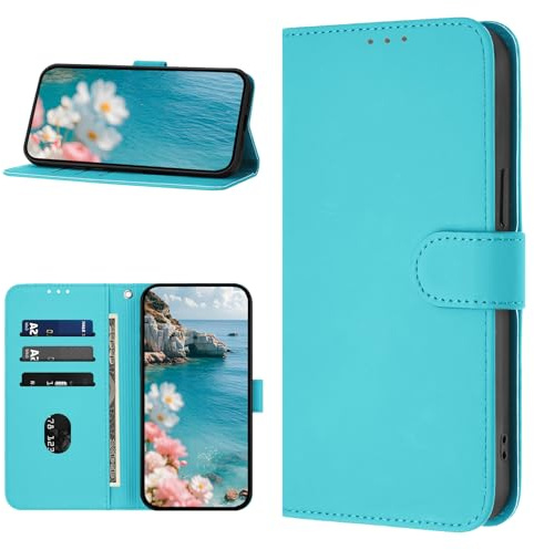 YIRRANZD Cover per iPhone 11 Pro, Custodia a Libro in PU Pelle [Slot Carte] Premium Flip Caso Portafoglio, Antiurto Wallet Case Cover per iPhone 11 Pro (Azzurro lago)