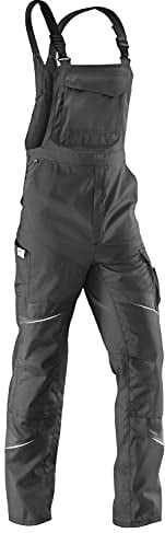 KÜBLER ACTIVIQ Latzhose PSA 2 – Latzhose mit ergonomischer Linienführung und Knieschutztaschen anthrazit Gr. 98